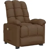 Syfax Massagesessel Braun Stoff