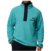 Columbia - Helvetia II Half Snap Fleece - Fleecepullover Gr XXL türkis