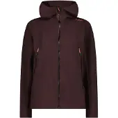 CMP - Women's Jacket Fix Hood 36Z0526 - Regenjacke Gr 40 braun