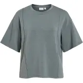 Vila Vitelana Rundhals Sweatshirt Mit Kurzen Ärmeln