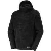 Salomon - Thernova Fleece Hood - Fleecepullover Gr S schwarz