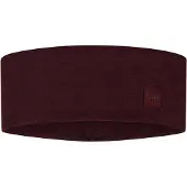 Buff Merino Wide Stirnband SOLID GARNET