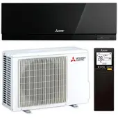 Mitsubishi Split Klimaanlage Komplett Set | MUZ/MSZ-EF25VGKB | 2,5 kW