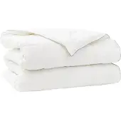 vidaXL Bettdecke 140x220 cm Winter 450 GSM Australische Wolle Weiß