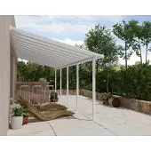 Palram Aluminium Terrassenüberdachung Olympia Weiß 295x924x305 cm