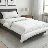 Syfax Bettdecke 135x220 cm Sommer 200 GSM Australische Wolle Weiß