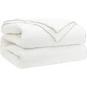 vidaXL Bettdecke 200x200 cm 4 Jahreszeiten 200+300 GSM Weiß