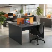Xl Moebel Gmbh Büro Schreibtisch Moderner Arbeitsplatz Mit Sichtschutzwand