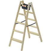 Hailo Holzleiter Master H80 2x5 Stufen ergonomisch