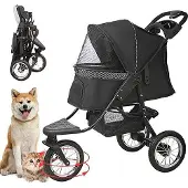 Markenlos Hundewagen Faltbar - Mit Wägen, Für Hunde und Katzen