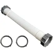 INF 14 inch Sandpumpenschlauch 11388 – PE Pool-Filter-Anschlussschlauch, 35cm, kompatibel mit Intex, inkl. Dichtungen