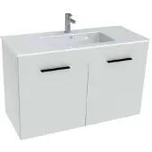Jika Cube - Unterschrank mit Waschtisch, 980x422x622 mm, weiß H4536511763001