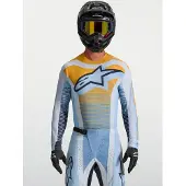 Alpinestars Techstar Maven Dust Motocross-Trikot – Schwarz/Weiß/Blau – Größe M