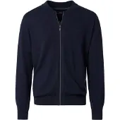 Casamoda Strickjacke Zip Navy