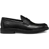 Geox MASSIMIANO Herren Leder Mokassin U66H9A 00043 C9999 Schuh schwarz , Schuhgröße:44 EU