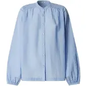 Pepe Jeans für Damen. PL3051552 Bluse Jennias blau (S), Lässig, Baumwolle, Langarm