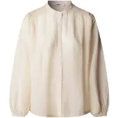 Pepe Jeans für Damen. PL3051552 Bluse Jennias Gebrochenes Weiß (M), Lässig, Baumwolle, Langarm
