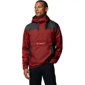 Columbia Funktionsjacke "Challenger II Windbreaker", Herren, Gr. L (50), rot oxide, shark, Obermaterial: 100% Polyester, Jacken Funktionsjacke