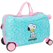 Snoopy 25l 44x21x27 Cm Koffer Auf Rollen Blau Kinder Blau One Size
