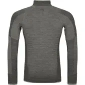 Ortovox - Merinowoll-Unterwäsche - 230 Competition Zip Neck M Dark Sage für Herren - Größe L - Braun