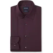 Olymp Businesshemd "Level Five body fit", Herren, Gr. 41, N-Gr, lila (chianti), Web, Obermaterial: 97% Baumwolle, 3% Elastolefin, 2-Knopf-Manschette, Hemden Businesshemd, schlichtes Design