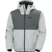 Helly Hansen für Herren. 53983 Wasserdichte gesteppte Jacke Ervik grau (XL), Lässig, Polyester, Outdoor