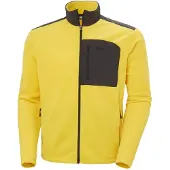 Helly Hansen für Herren. 49454 Fleecejacke Daybreaker Block gelb (L), Lässig, Polyester, Draußen