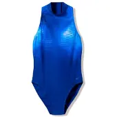 Speedo - Women's Print Hydrasuit Swimsuit - Badeanzug Gr 48 blau