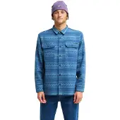 Billabong Flanellhemd "Offshore Jacquard Flannel", Herren, Gr. L, blau (real teal), Obermaterial: 100% Baumwolle., Hemden Flanellhemd
