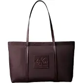 Calvin Klein Handtasche Medium Tote LV04F3869G Dunkelrot