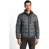 Tom Tailor Steppjacke ohne Kapuze mit Stehkragen udn Reißverschluss