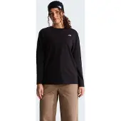 The North Face - Women's TNF Essential Simple Dome RLX L/S - Longsleeve Gr L schwarz