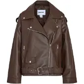 Noisy May Oversize Kunstlederjacke