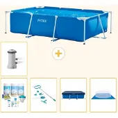 Intex Rechteckiger Frame Pool - 300x200x75 cm - 6-teilig S21124