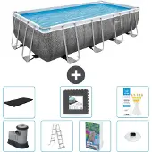 Bestway Power Steel Rechteckig - 549x274x122 cm - 6-teilig S608