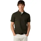 Hackett London für Herren. HM5600241 Grünes H-Polo-Logo (XXL), Lässig, Baumwolle, Kurzarm