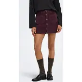 ONLY Cordrock "ONLAMAZING HW CORD SKIRT" Baumwollmischung