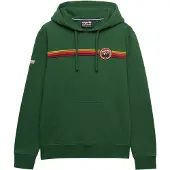 Superdry für Herren. M2014625A Kapuzenpullover Outdoors Stripe Logo grün (S), Lässig