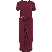 Vila Vijustine Kurzärmeliges Maxikleid