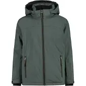 CMP KID Ski Jacket Snaps Hood jungle-olive (23FZ) 128