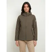 Ecoalf für Damen. MCWGAJKDILUV0434W26-056 Jacke ?Diluvio? in Olivgrün (S), Lässig, Recyceltes Polyester
