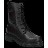 Wonders für Damen. A-4313 Leder-Stiefeletten Alice schwarz (40), Wohnung, Schnürsenkel, Lässig