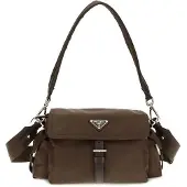 Prada Schultertasche aus Polyamid in Braun 1BD394VNOORDLN_F0038