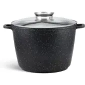Brunbeste Traditioneller Marmorierter Hochtopf 10L Induktion 28cm