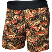 Saxx - Smooth Flex Light Compression Boxer Brief - Kunstfaserunterwäsche Gr XL braun