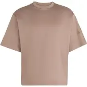 Adidas T-Shirt SPORTSWEAR "SOFT LUX", Herren, Gr. M, braun (khaki six), Obermaterial: 100% Baumwolle, normal, Rundhals, Shirts T-Shirt