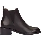 Wonders für Damen. D-2102_5511_5792 Stiefeletten aus Leder Crep 02 Schwarz (38), 3 bis 5 cm, Keine, Lässig