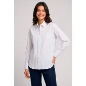 Barbour für Damen. LSH1771 Hemd Adalyn weiß (M), Lässig, Baumwolle, Langarm
