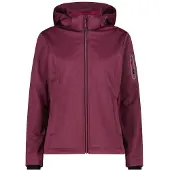 CMP Woman Jacket DET. Hood amaranto mel. (C496) 52