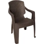 Garronda 1 Stk. Gartenstuhl stapelbar Rattan-Optik GD-0254 Braun